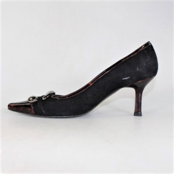STUART WEITZMAN Marsala pointed-toe pumps - Picture 3 of 7